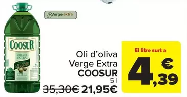 Coosur - Oli D'oliva Verge Extra