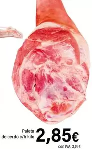Paleta De Cerdo C/H