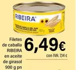 Ribeira - Filetes De Caballa En Aceite De Girasol