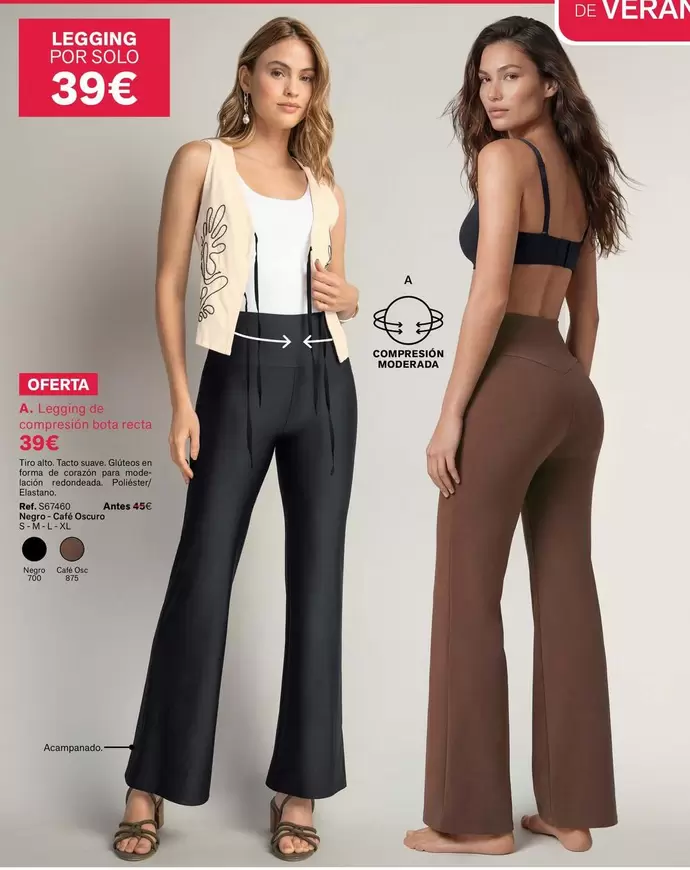 Solo - Legging De Compresión Bota Recta