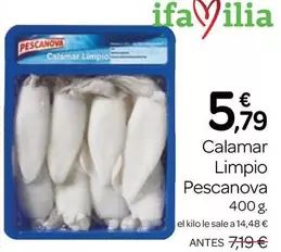 Pescanova - Calamar Limpio