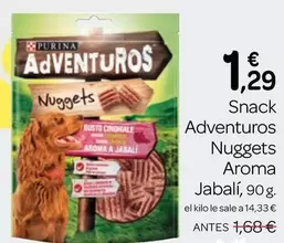 Purina - Snack Adventuros Nuggets Aroma Jabali