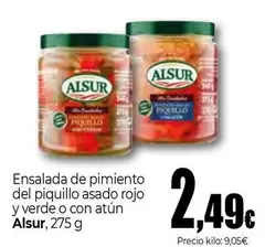 Alsur - Ensalada De Pimiento Del Piquillo Asado Rojo Y Verde