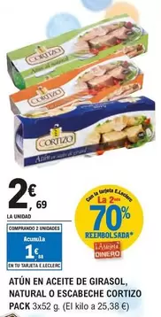 Cortizo - Atun En Aceite De Girasol, Natural O Escabeche