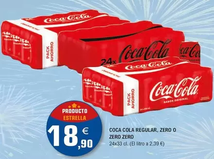 Coca-Cola - Regular, Zero O Zero Zero
