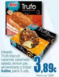 Kalise - Helado Trufo Biscuit Caramel