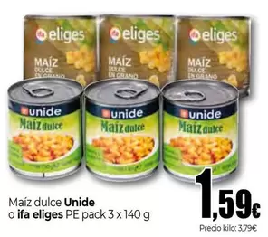 Unide/ Ifa Eligs - Maiz Dulce/ Pe Pack