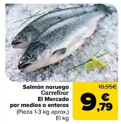 Carrefour El Mercado - Salmon Noruego Por Medios O Enteros