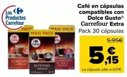 Carrefour Extra - Cafe En Capsulas Compatibles Con Dolce Gusto