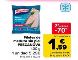 Pescanova - Filetes De Merluza Sin Piel