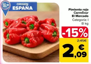 Carrefour El Mercado - Pimiento Rojo