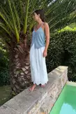EMBROIDERED MIDI SKIRT