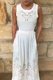 EMBROIDERED-DETAIL DRESS