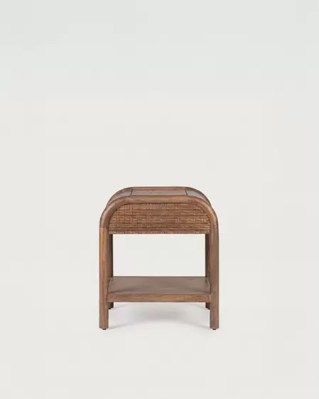 Mesita de noche de madera VENTO