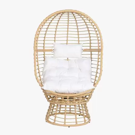 Sillón de Ratán Giratorio 83x73x143 COMPORTA