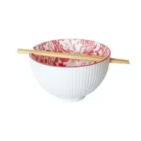 Bol mitori palillos rojo 16 cm Culinarium