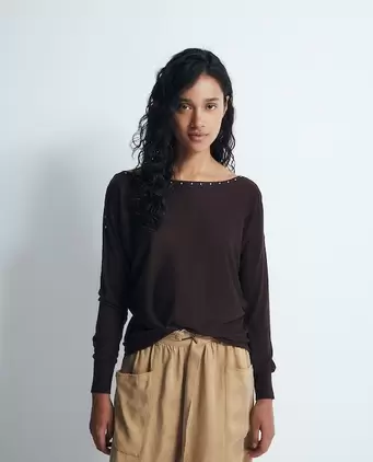 Jersey asimétrico tachas