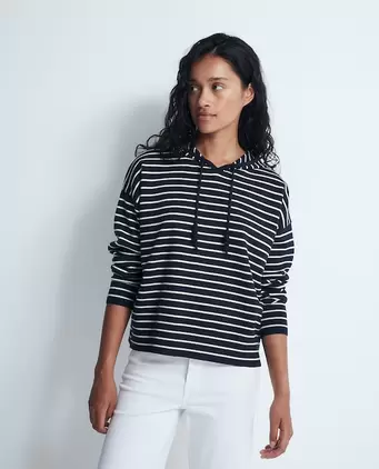 Jersey capucha rayas
