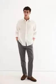 Camisa lino lisa