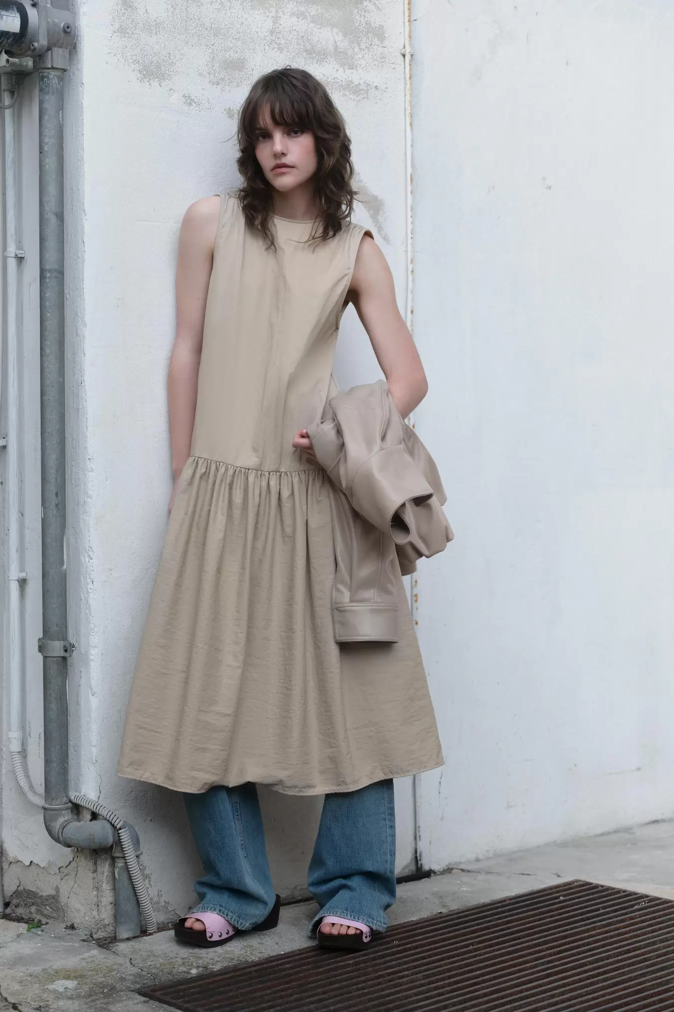 VESTIDO NYLON VOLUMEN