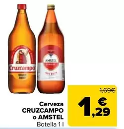 Cruzcampo/Amstel - Cerveza 