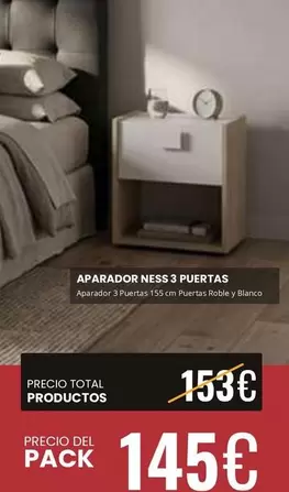Blanco - Aparador Nests 3 Puertas