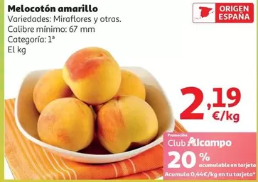 Melocoton Amarillo
