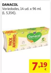 Lima Limon S/Azu.Añad. Danacol Bot.14x96 Ml