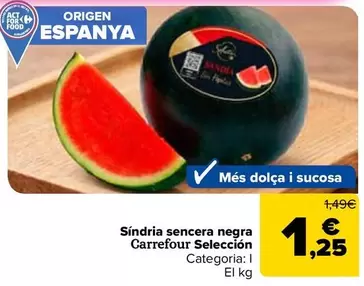 Carrefour Selección - Sandía Entera Negra