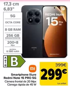 Xiaomi - Smartphone Libre Redmi Note 15 PRO 5G