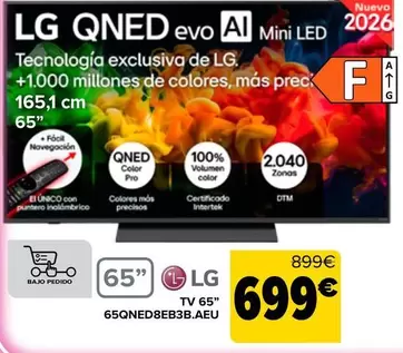 LG - TV 65" 65QNED8EB3B.AEU