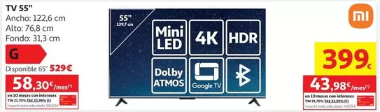 Tv 55 Miniled Xiaomi 55 S Mini 2025 4k Google Tv 144hz      