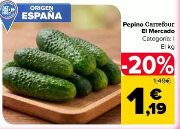 Carrefour El Mercado - Pepino