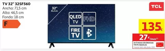 TCL - Tv 32" 32SF560