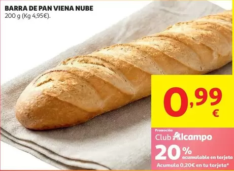Barra De Pan Viena Nube