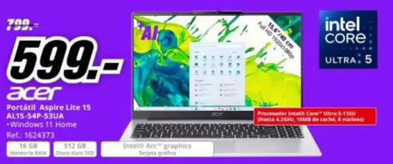 Acer - Perball Aspire Lite 15 ALS S-P531A
