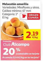 Melocoton Amarillo
