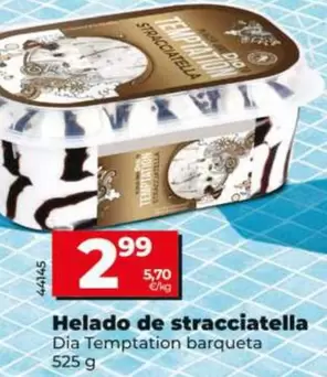 Dia Temptation - Helado De Stracciatella