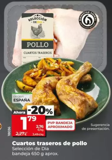 Seleccion De Dia - Cuartos Traseros De Pollo
