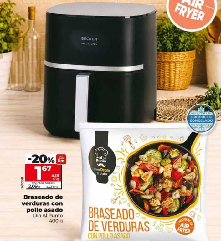 Dia Al Punto - Braseado De Verduras Con Pollo Asado