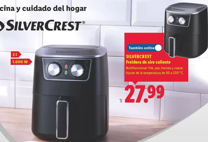 SilverCrest - Freidora De Aire Caliente