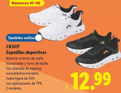 Crivit - Zapatillas Deportivas