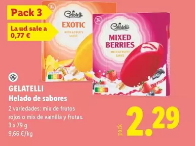 Gelatelli - Helado De Sabores