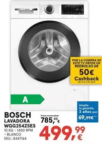 Bosch - Lavadora Blanco WGG254Z5ES