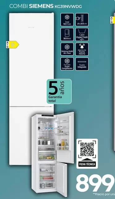 Siemens - Combi KG39NVWDG