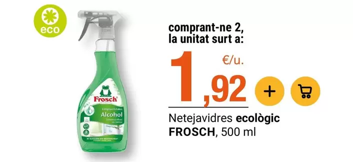 frosch - Netejavideres Ecológic