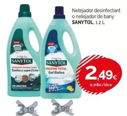 Sanytol - Netejador Desinfectante O Netejador De Bany