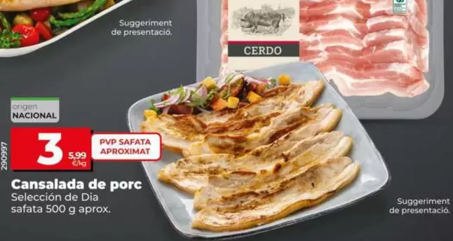 Seleccion De Dia - Panceta De Cerdo