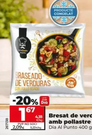 Dia Al Punto - Braseado De Verduras Con Pollo Asado