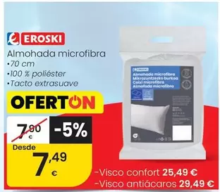 Eroski - Almohada Microfibra